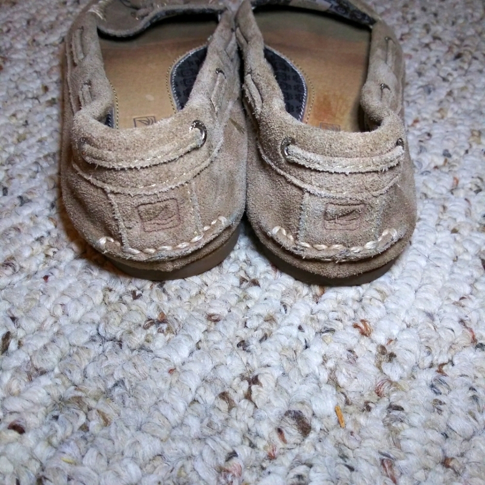 Sperry Tan Suede Tasseled Loafer - Picture 6 of 8